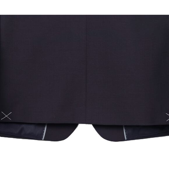 Bar III Slim-Fit Stretch Wool 2-Piece Suit Dark Burgundy Purple 44R 34x30 NWT - Picture 7 of 13